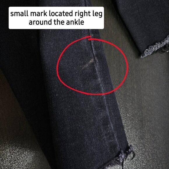 Zara Trafaluc Black Skinny High Waist Distressed Ripped Knee Jeans | US02 - Picture 15 of 15